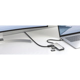 Alogic Ultra Dock UNI Gen 2 USB Type C Docking Station for Notebook, Tablet, Smartphone - Memory Card Reader - SD - 100 W - Space Gray