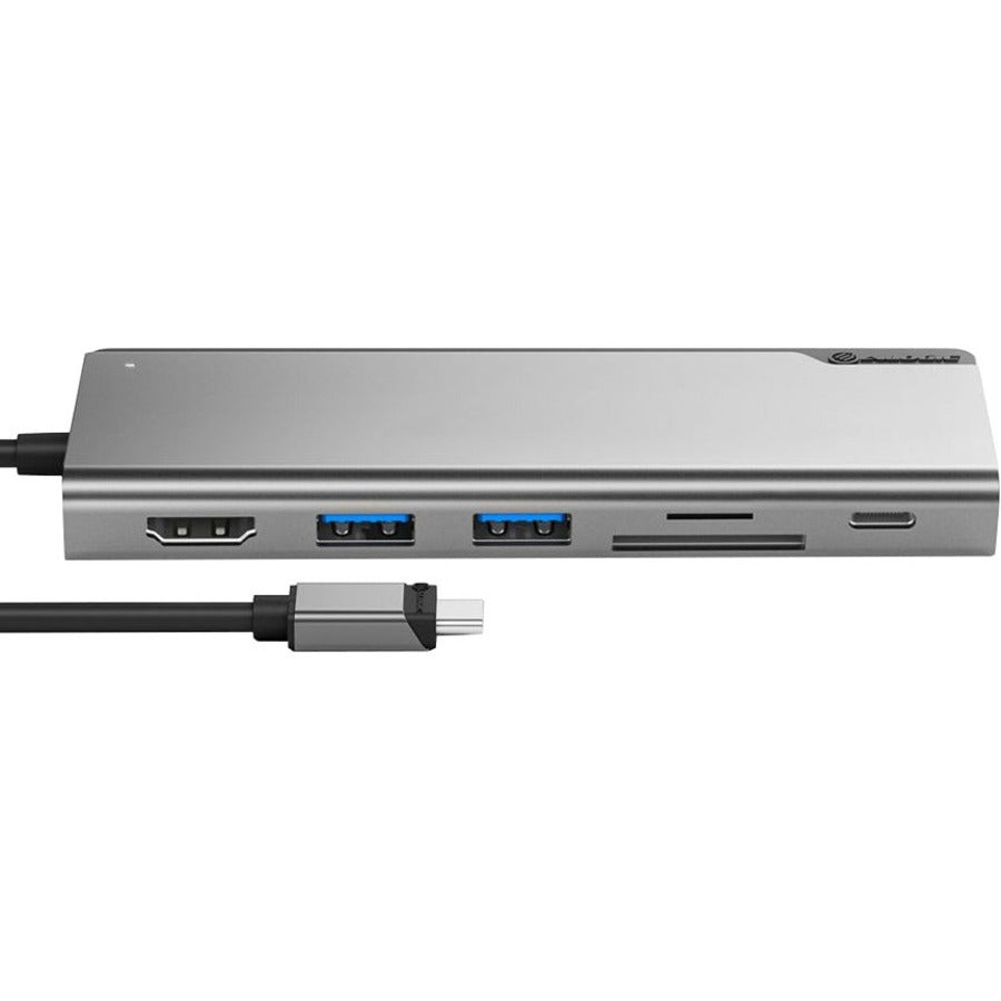 Alogic Ultra Dock UNI Gen 2 USB Type C Docking Station for Notebook, Tablet, Smartphone - Memory Card Reader - SD - 100 W - Space Gray