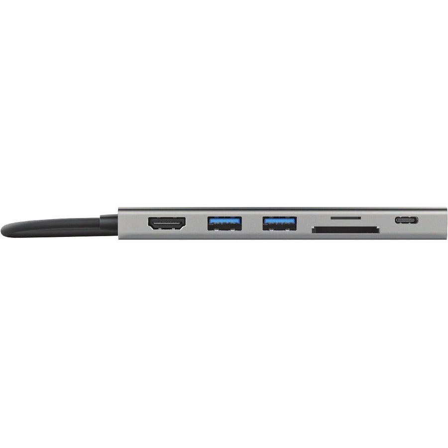 Alogic Ultra Dock UNI Gen 2 USB Type C Docking Station for Notebook, Tablet, Smartphone - Memory Card Reader - SD - 100 W - Space Gray
