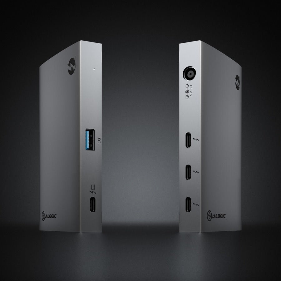 Alogic BLAZE Thunderbolt 4 Docking Station for Notebook, Desktop PC, Hard Drive, Monitor - Space Gray