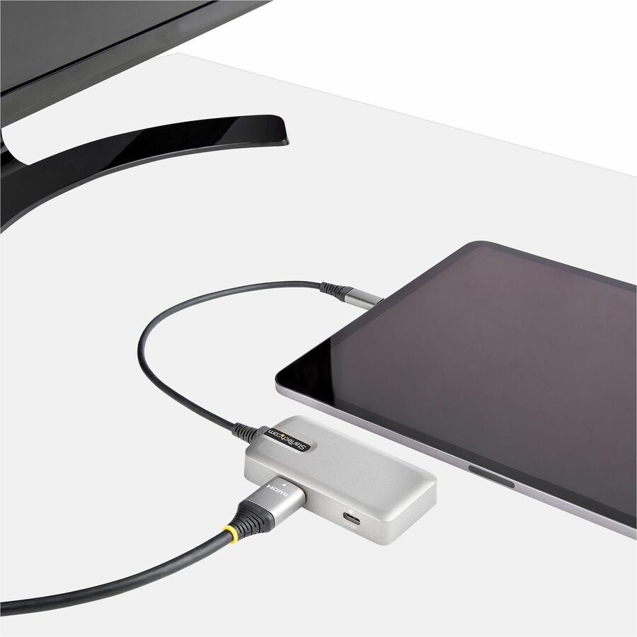 StarTech.com USB C Multiport Adapter, 4K 60Hz HDMI 2.0, 100W PD Pass-through, USB Hub, USB Type-C Mini Docking Station, 10" (25cm) Cable
