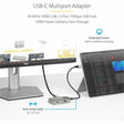 StarTech.com USB C Multiport Adapter, 4K 60Hz HDMI 2.0, 100W PD Pass-through, USB Hub, USB Type-C Mini Docking Station, 10" (25cm) Cable