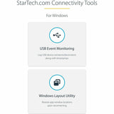 StarTech.com USB C Multiport Adapter, 4K 60Hz HDMI 2.0, 100W PD Pass-through, USB Hub, USB Type-C Mini Docking Station, 10" (25cm) Cable