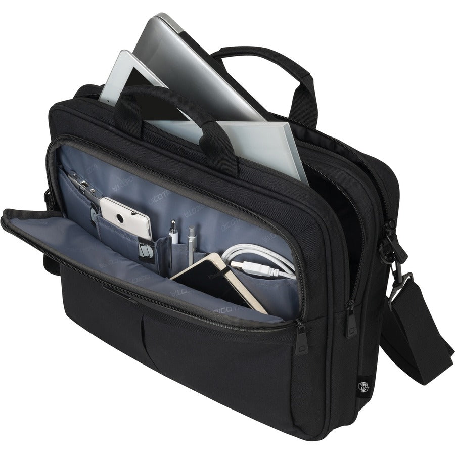 Dicota Eco Top Traveller SCALE Carrying Case for 30.5 cm (12") to 35.8 cm (14.1") Notebook, Tablet - Black