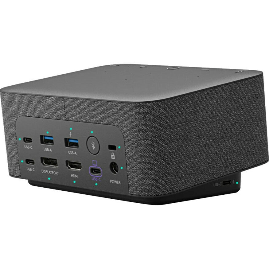 Logitech Logi Dock USB Type C Docking Station for Monitor, Notebook - 100 W - Graphite