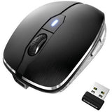 CHERRY MW 8C Advance Mouse - Bluetooth/Radio Frequency - USB - Laser - 6 Button(s) - Black - 1
