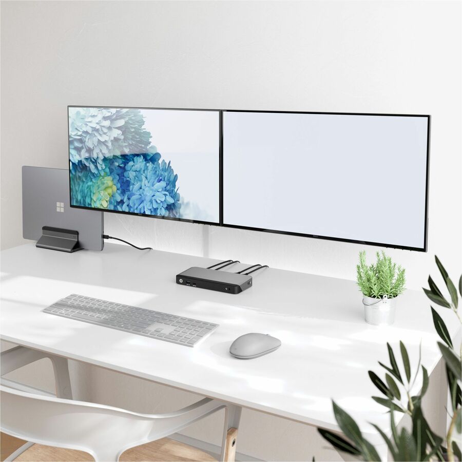 Alogic USB Type A, USB Type C Docking Station for Notebook - 100 W - Space Gray - Desktop - TAA Compliant