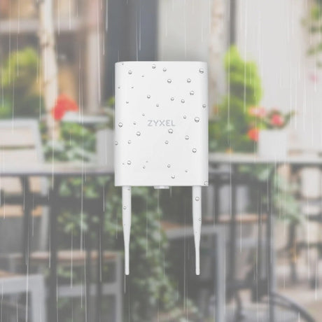 ZYXEL NWA55AXE Dual Band IEEE 802.11 a/b/g/n/ac/ax 1.73 Gbit/s Wireless Access Point - Outdoor