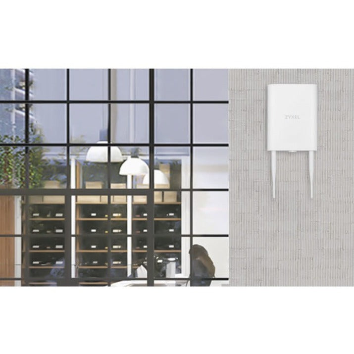 ZYXEL NWA55AXE Dual Band IEEE 802.11 a/b/g/n/ac/ax 1.73 Gbit/s Wireless Access Point - Outdoor