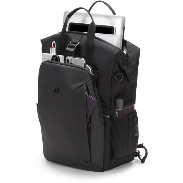 Dicota Dual GO Carrying Case (Backpack) for 32.8 cm (12.9") to 39.6 cm (15.6") Notebook - Black