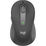 Logitech Signature M650 Mouse - Bluetooth/Radio Frequency - USB - Graphite