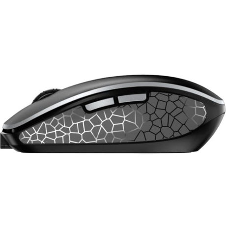 CHERRY MW 9100 Mouse - Bluetooth/Radio Frequency - USB - Optical - 6 Button(s) - Black - 1