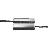 Alogic USB Type C Docking Station for Smartphone, Flash Drive - Memory Card Reader - SD - 85 W - Space Gray - Portable