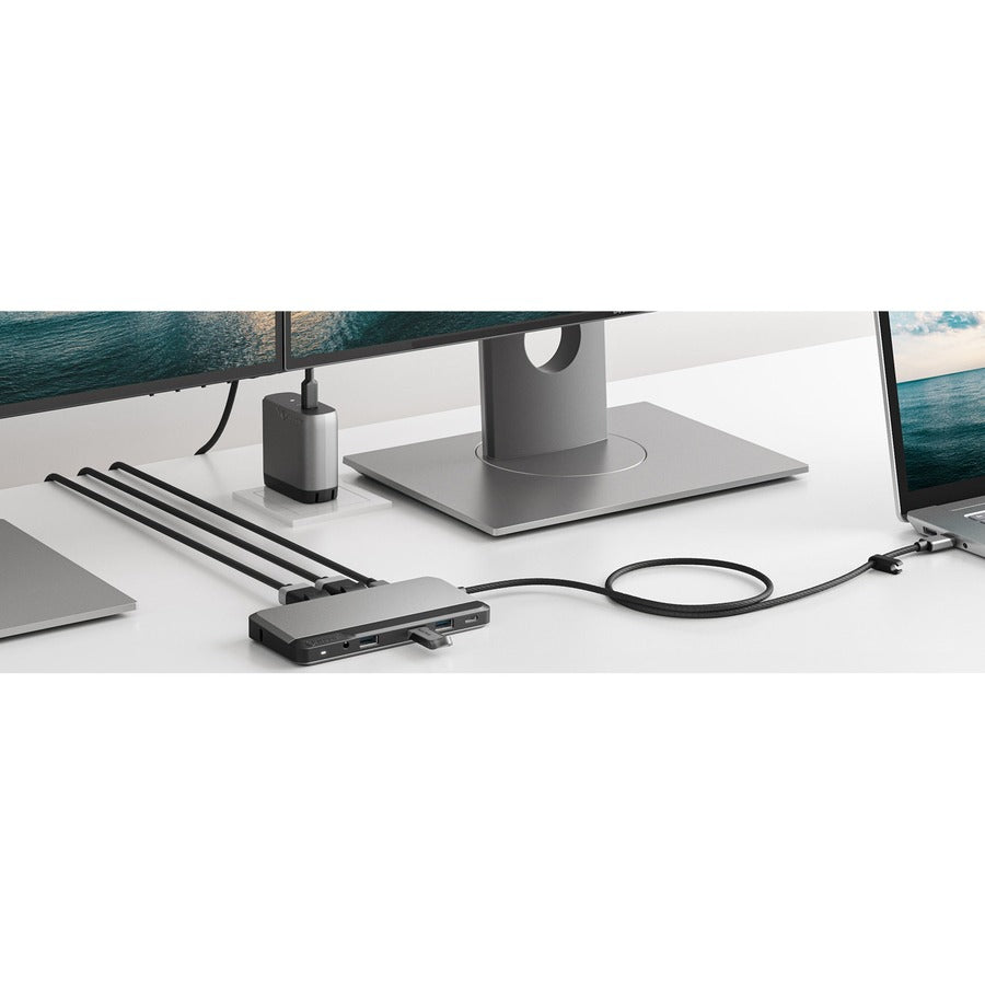 Alogic USB Type C Docking Station for Smartphone, Flash Drive - Memory Card Reader - SD - 85 W - Space Gray - Portable