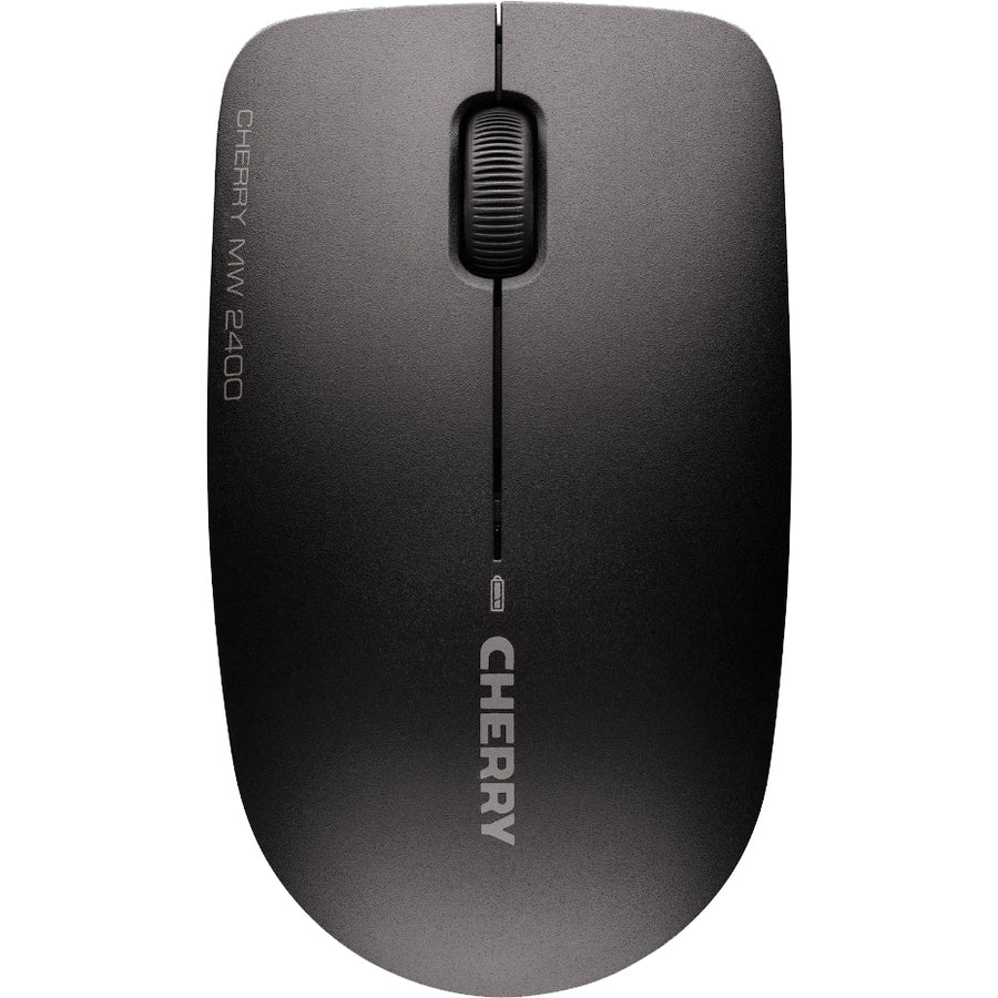 CHERRY MW 2400 Mouse - Radio Frequency - USB 2.0 - Optical - 3 Button(s) - Black - 10