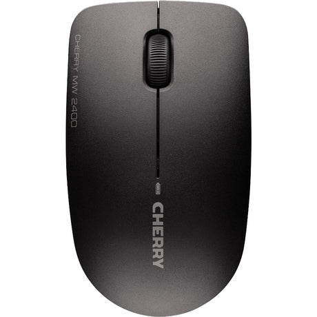 CHERRY MW 2400 Mouse - Radio Frequency - USB 2.0 - Optical - 3 Button(s) - Black - 10