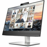 HP E24m G4 24" Class Webcam Full HD LED Monitor - 16:9 - Silver Black
