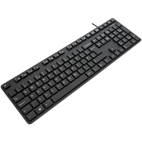 Targus AKB30AMUK Keyboard - Cable Connectivity - USB Interface - English (UK) - QWERTY Layout - Black