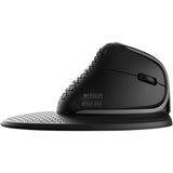 Urban Factory ERGO MAX EPM50UF Mouse - Bluetooth/Radio Frequency - USB Type C - Optical - 7 Button(s) - Black
