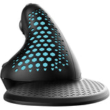 Urban Factory ERGO MAX EPM50UF Mouse - Bluetooth/Radio Frequency - USB Type C - Optical - 7 Button(s) - Black