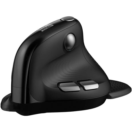 Urban Factory ERGO MAX EPM50UF Mouse - Bluetooth/Radio Frequency - USB Type C - Optical - 7 Button(s) - Black