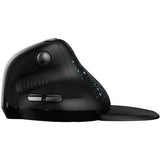 Urban Factory ERGO MAX EPM50UF Mouse - Bluetooth/Radio Frequency - USB Type C - Optical - 7 Button(s) - Black