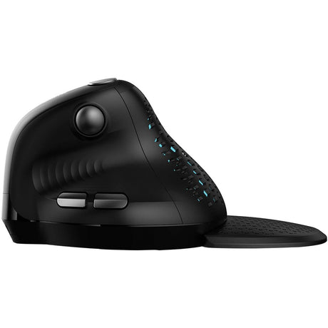 Urban Factory ERGO MAX EPM50UF Mouse - Bluetooth/Radio Frequency - USB Type C - Optical - 7 Button(s) - Black