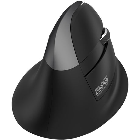 Urban Factory ERGO Mouse - Bluetooth/Radio Frequency - USB Type C, USB Type A - Optical - 6 Button(s) - Black