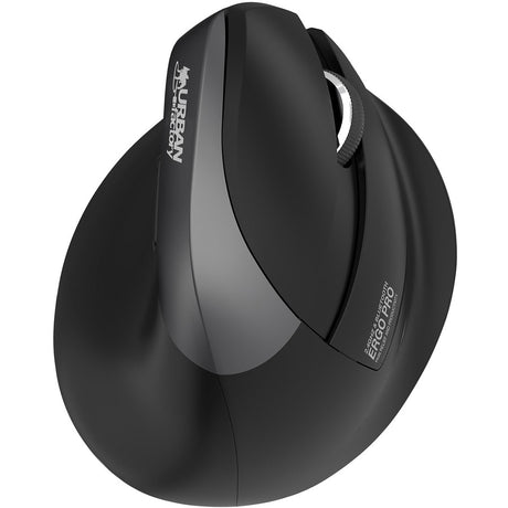 Urban Factory ERGO Mouse - Bluetooth/Radio Frequency - USB Type C, USB Type A - Optical - 6 Button(s) - Black