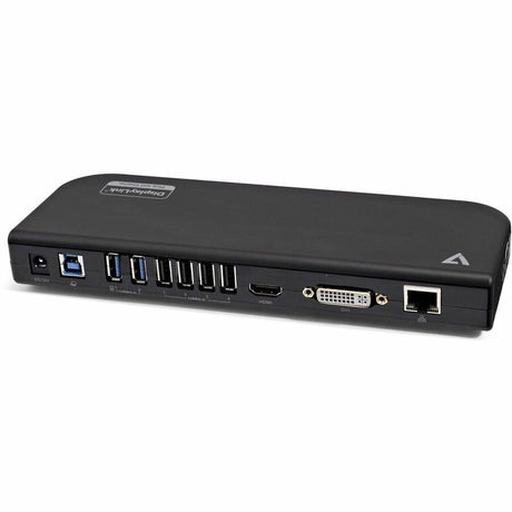 V7 UDDS2 USB 3.0 Docking Station - Black