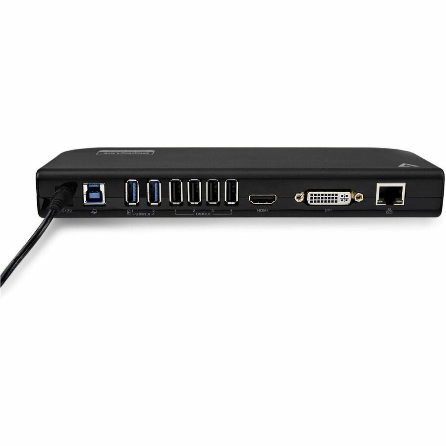 V7 UDDS2 USB 3.0 Docking Station - Black