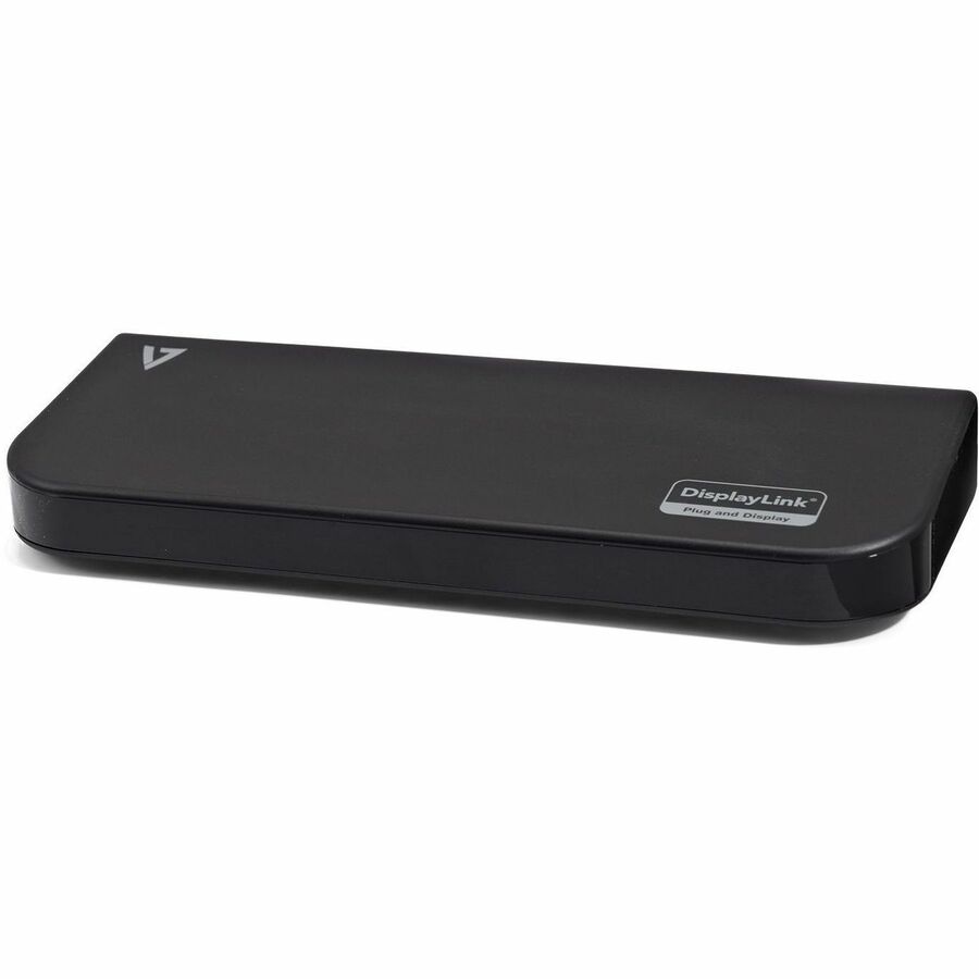 V7 UDDS2 USB 3.0 Docking Station - Black