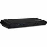 V7 USB Type C Docking Station - Charging Capability - 100 W - Black