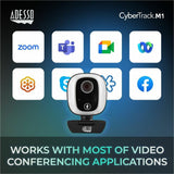 Adesso CyberTrack M1 Webcam - 2.1 Megapixel - 30 fps - USB 2.0