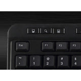 Adesso AKB-132UB Keyboard - Cable Connectivity - USB, PS/2 Interface - English (UK)