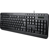 Adesso AKB-132UB Keyboard - Cable Connectivity - USB, PS/2 Interface - English (UK)