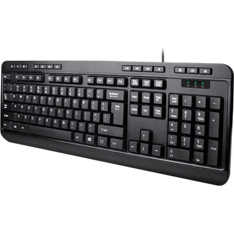 Adesso AKB-132UB Keyboard - Cable Connectivity - USB, PS/2 Interface - English (UK)
