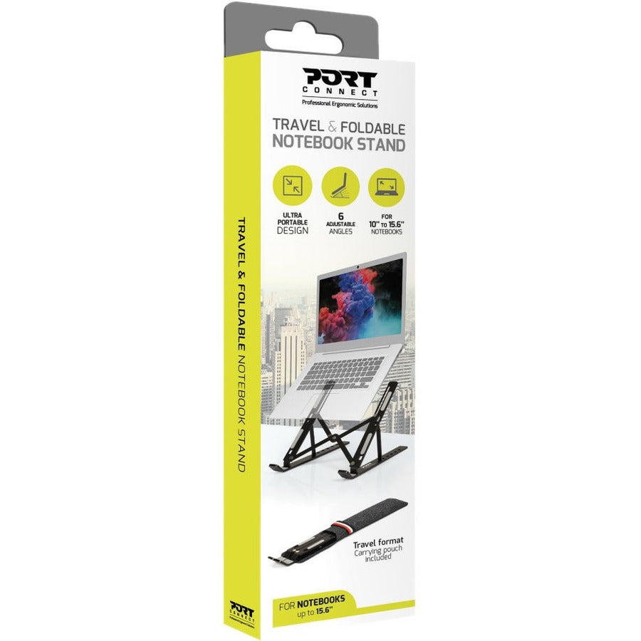 Port Connect Height Adjustable Notebook Stand