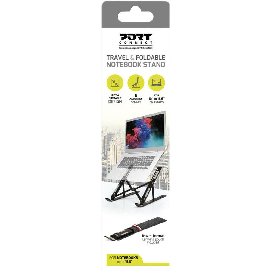 Port Connect Height Adjustable Notebook Stand