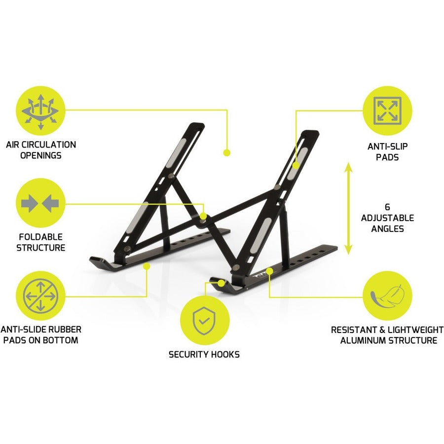 Port Connect Height Adjustable Notebook Stand
