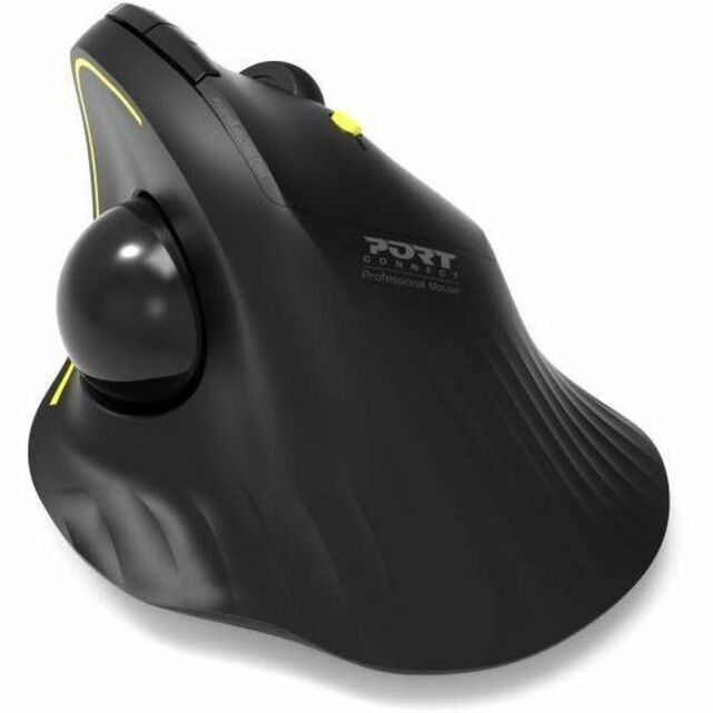 Port Mouse - Bluetooth - USB Type A, USB Type C - Optical - Black - 1