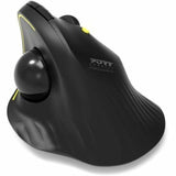 Port Mouse - Bluetooth - USB Type A, USB Type C - Optical - Black - 1