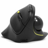 Port Mouse - Bluetooth - USB Type A, USB Type C - Optical - Black - 1