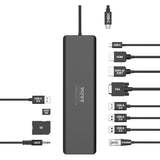 Port Connect USB Type C Docking Station for Desktop PC, Notebook - Memory Card Reader - SD - 60 W