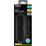 Port Connect USB Type C Docking Station for Desktop PC, Notebook - Memory Card Reader - SD - 60 W