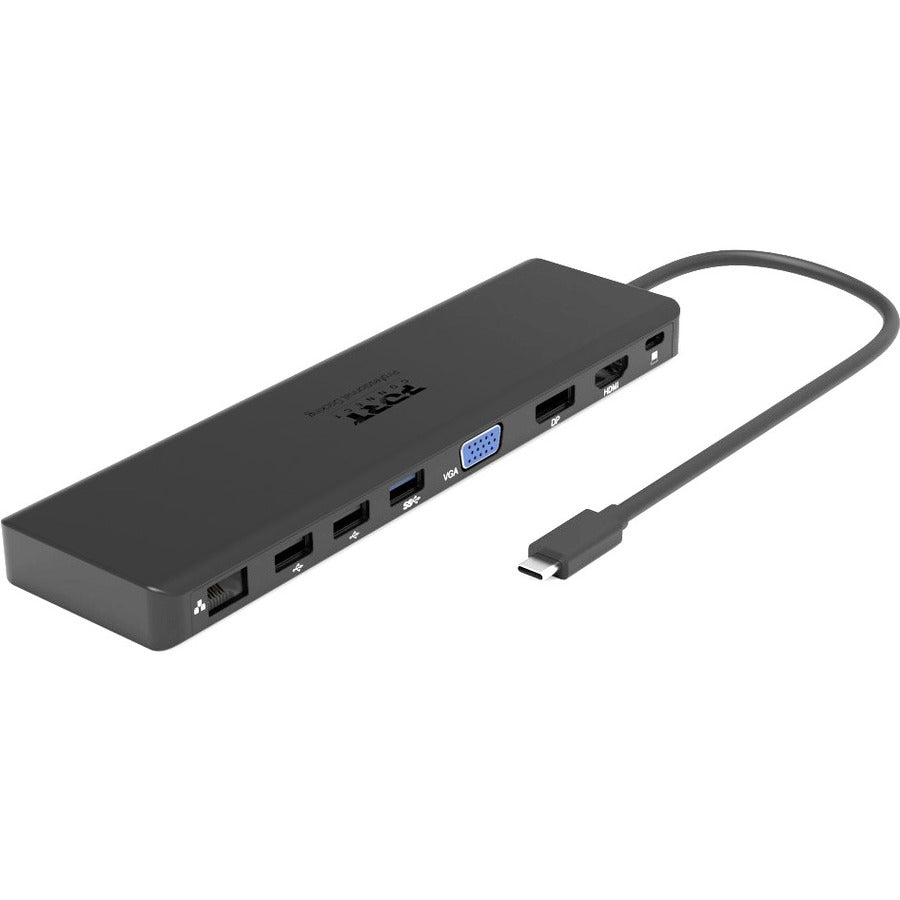 Port Connect USB Type C Docking Station for Desktop PC, Notebook - Memory Card Reader - SD - 60 W