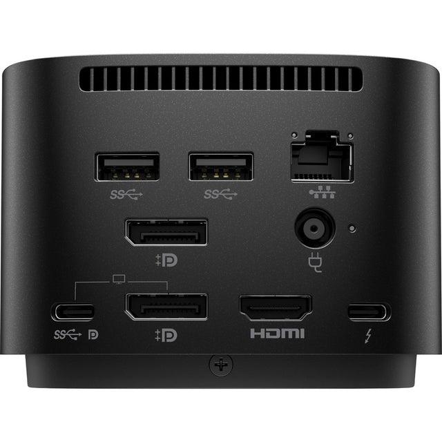 HP Thunderbolt 4J0A2AA Thunderbolt 4, USB Type C Docking Station for Notebook - 120 W - Black