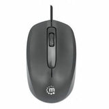 Comfort II USB Wired Mouse, Black, 1000dpi, USB-A, Optical, Ambidextrous, Portable/Compact, Three Button with Scroll Wheel, Three Year Warranty