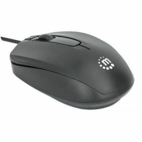 Comfort II USB Wired Mouse, Black, 1000dpi, USB-A, Optical, Ambidextrous, Portable/Compact, Three Button with Scroll Wheel, Three Year Warranty