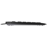 CHERRY STREAM Keyboard - Cable Connectivity - USB Type A Interface - English (UK) - QWERTY Layout - Black